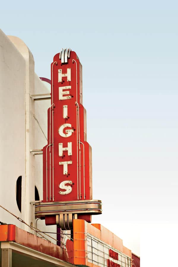 houston heights sign