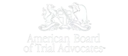 ABOTA Membership Logo award showing membership in the prestigious ABOTA organization