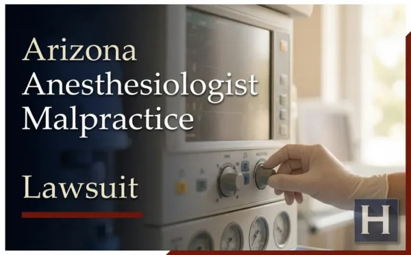 Una mano enguantada ajusta un botón en un equipo de anestesia, lo que pone de manifiesto posibles motivos de preocupación para un abogado especializado en negligencia médica de anestesiólogos de Arizona.