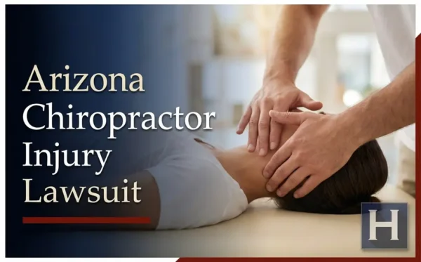 Un quiropráctico ajusta el cuello de un paciente, lo que ilustra la posible intervención de un abogado especializado en lesiones causadas por quiroprácticos en Arizona.