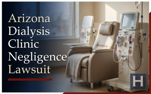 Una sala de diálisis esterilizada en Arizona cuenta con un sillón reclinable y una máquina de diálisis, lo que ilustra un posible caso de negligencia en una clínica de diálisis que un abogado podría abordar.