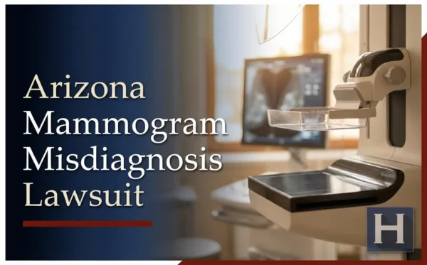Una moderna máquina de mamografía se encuentra en una sala médica limpia, con la imagen de una mamografía en un monitor, lo que pone de relieve la experiencia que ofrece un abogado especializado en casos de diagnóstico erróneo de mamografías en Arizona para posibles casos de error.
