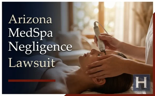 A client receives a facial treatment from a technician using a device, highlighting potential Arizona MedSpa Negligence issues for which a lawyer can offer guidance.