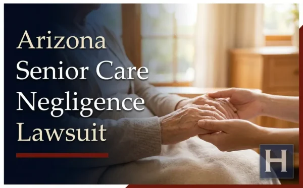 Las manos de una persona joven sostienen con delicadeza las de una persona mayor, lo que pone de relieve la importancia de contar con un abogado especializado en negligencia en el cuidado de personas mayores en Arizona.