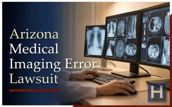 A professional reviews medical imaging scans on multiple monitors, illustrating concerns an Arizona lawyer handles regarding Medical Imaging Error.