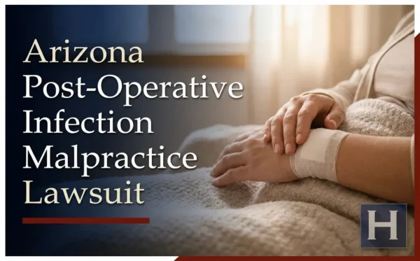 La mano vendada de una persona descansa sobre una manta, lo que refleja la gran preocupación que suscita el caso de negligencia médica por infección postoperatoria en Arizona, en el que un abogado ofrece asistencia jurídica.