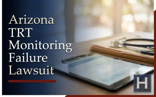A stethoscope and medical documents on a desk, reflecting the detailed work of an Arizona TRT Monitoring Failure lawyer.