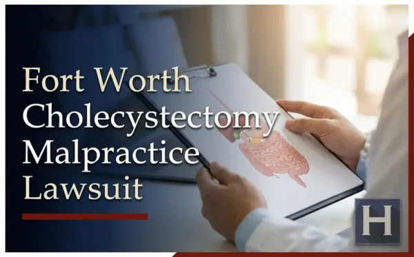 A medical professional reviews an anatomical diagram, illustrating the critical role of a Fort Worth Cholecystectomy Malpractice lawyer.