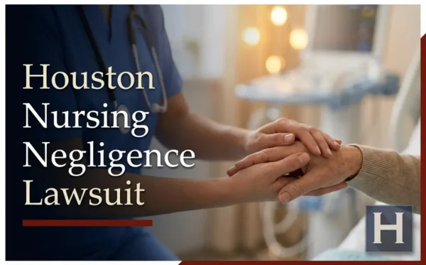 Una enfermera sostiene con delicadeza la mano de un paciente de edad avanzada en un centro médico, lo que refleja cómo un abogado especializado en negligencia de enfermería de Houston aborda las inquietudes sobre posibles errores en la atención médica.