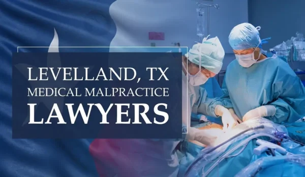 The State flag of Texas blending into a healthcare setting in Levelland where medical negligence has occurred, depicting the need for Medical Malpractice Lawyers to help patients harmed by medical professionals and healthcare facilities.