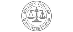 Logo for the Multi-Million Dollar Advocate Forum of Attorneys.