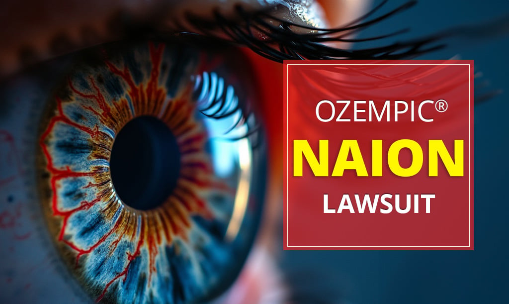 Ozempic NAION lawsuit eye close-up image