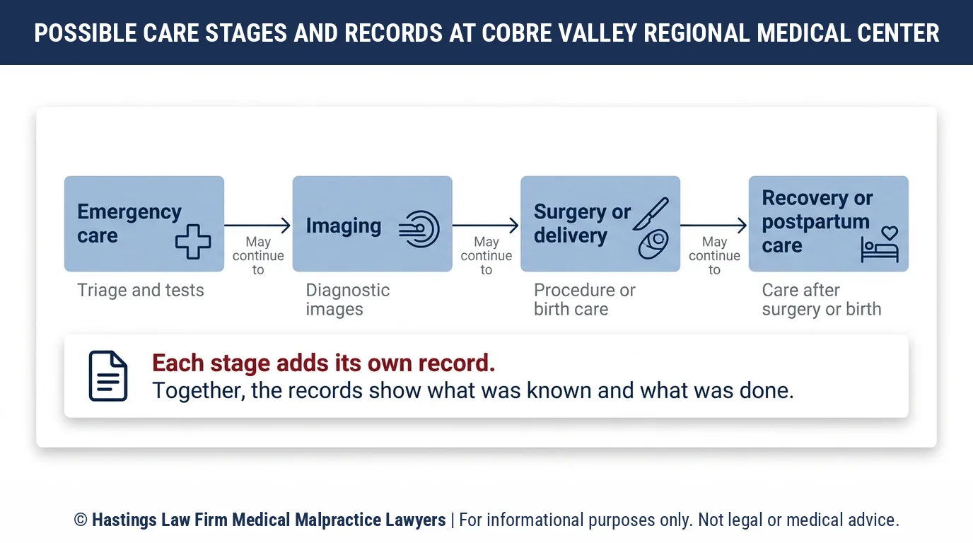 How does a hospital malpractice attorney review my care records from Cobre Valley Regional Medical Center in Globe.