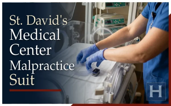 Abogado líder en negligencia médica de St. David's Medical Center en Austin Texas.
