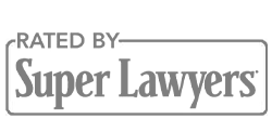 Logo for five-star-rated super lawyers.