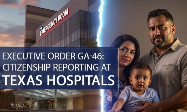 Texas hospitals citizenship reporting executive order GA-46