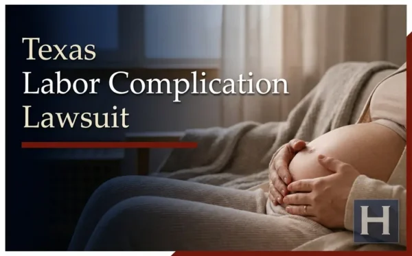Una mujer embarazada se acaricia suavemente el vientre, lo que ilustra las posibles preocupaciones de las familias que buscan al mejor abogado especializado en complicaciones durante el parto según el principio Texas.