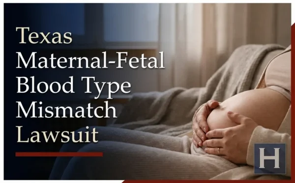Una mujer embarazada acuna suavemente su vientre, lo que refleja la necesidad de un abogado especializado en el desajuste del grupo sanguíneo materno-fetal Texas cuando surgen preocupaciones.