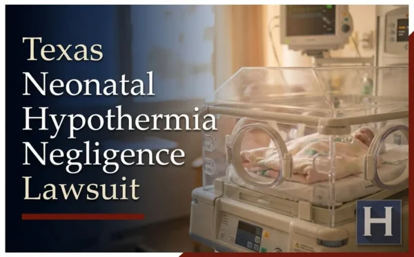 A newborn baby rests in an incubator within a hospital setting, illustrating concerns for families in Texas seeking a Neonatal Hypothermia Negligence lawyer.