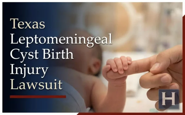 A baby's tiny hand grasps an adult's finger, illustrating the compassionate support available from a Texas Leptomeningeal Cyst Birth Injury lawyer.