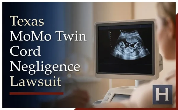 A person reviews an ultrasound of MoMo twins, reflecting potential legal questions for a Texas MoMo Twin Cord Negligence lawyer.