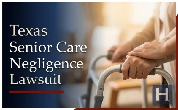 A caring hand supports an older hand on a walker, illustrating questions about Texas Senior Care Negligence, where a dedicated lawyer can provide assistance.