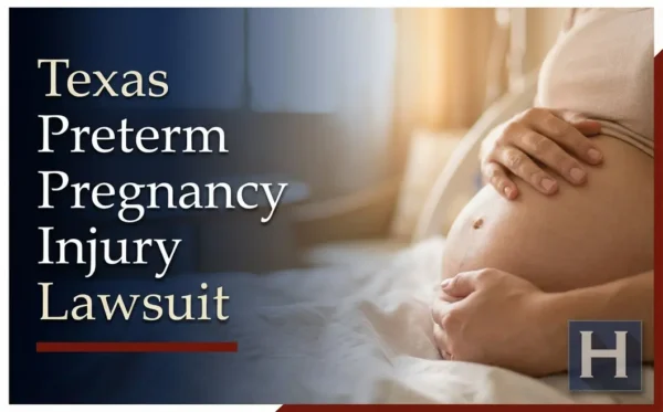 Una mujer embarazada acaricia suavemente su vientre bajo una luz tenue, ilustrando cómo un abogado especializado en lesiones por embarazo prematuro de Texas ayuda a las familias con sus inquietudes.