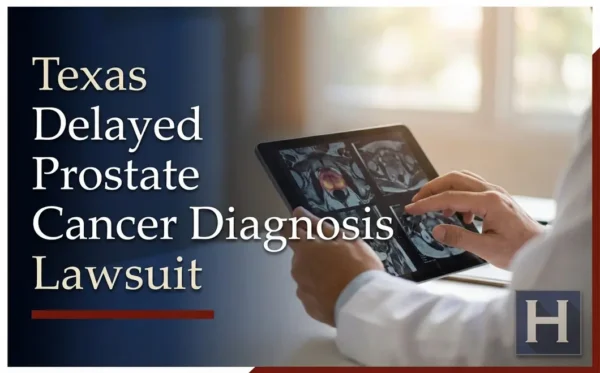 Un profesional de la salud revisa las resonancias magnéticas de próstata en una tableta, lo que pone de relieve la importancia de un diagnóstico preciso para un abogado especializado en casos de diagnóstico tardío de cáncer de próstata Texas.