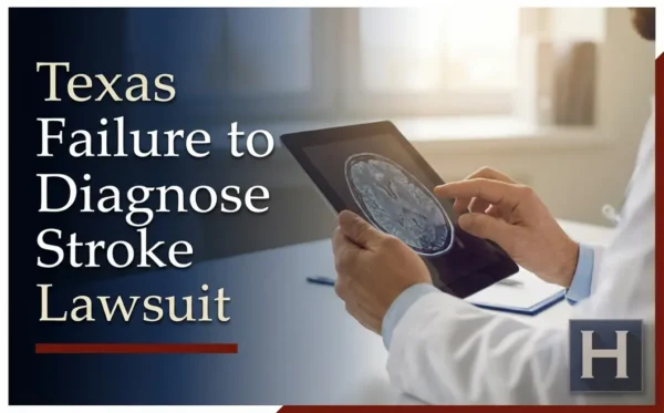 A medical professional reviews a brain scan on a tablet, illustrating the complex medical details a Texas Failure to Diagnose Stroke lawyer might consider when representing clients.