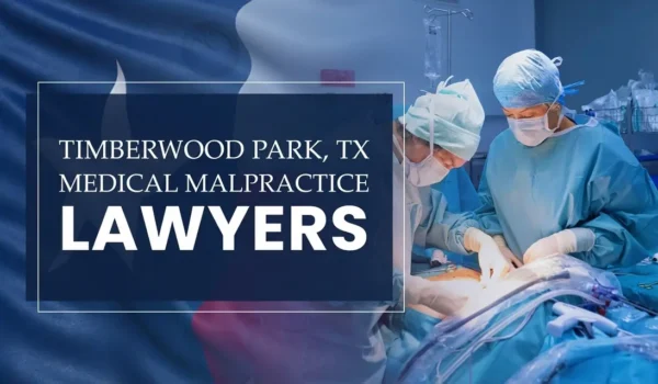 The State flag of Texas blending into a healthcare setting in Timberwood Park where medical negligence has occurred, depicting the need for Medical Malpractice Lawyers to help patients harmed by medical professionals and healthcare facilities.