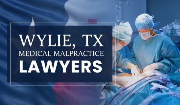 La bandera del Estado de Texas se funde con un entorno sanitario de Wylie en el que se ha producido una negligencia médica, lo que representa la necesidad de que los abogados especializados en negligencias médicas ayuden a los pacientes perjudicados por los profesionales médicos y los centros sanitarios.
